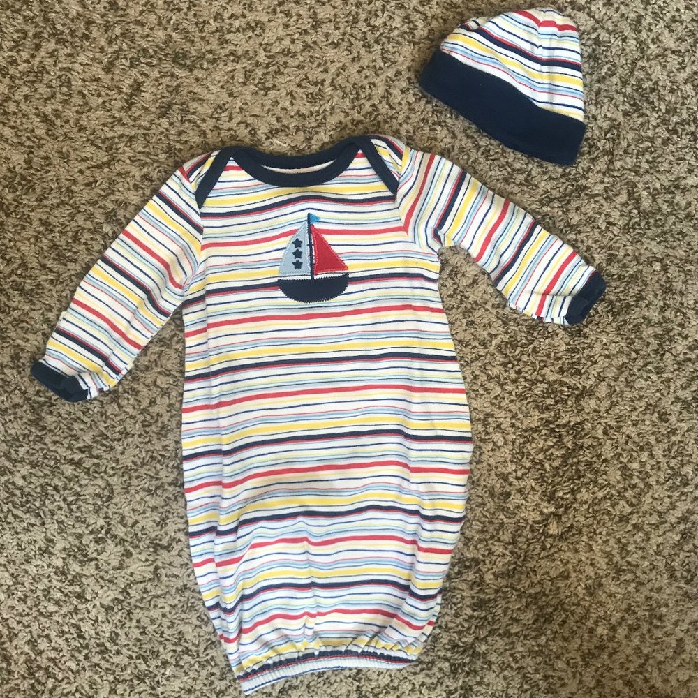 KOALA BABY Sleeper Gown Sailing Boy NEWBORN